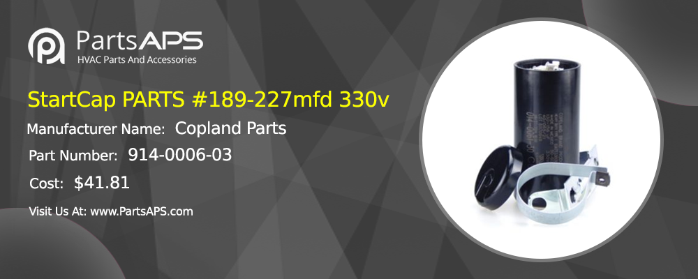 Copland StartCap Parts | Copaland Compressor Parts | Copland Parts- PartsAPS